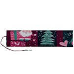 Christmas Santa Claus Roll Up Canvas Pencil Holder (L)