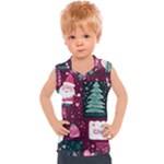 Christmas Santa Claus Kids  Sport Tank Top