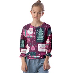 Kids  Cuff Sleeve Top 