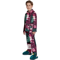 Kids  Long Sleeve Velvet Pajamas Set 