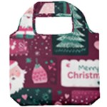 Christmas Santa Claus Foldable Grocery Recycle Bag