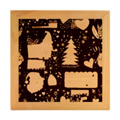 Wood Photo Frame Cube 