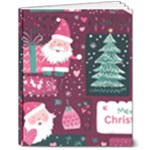 Christmas Santa Claus 8  x 10  Hardcover Notebook