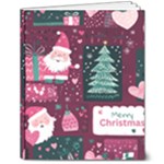 Christmas Santa Claus 8  x 10  Softcover Notebook