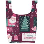 Christmas Santa Claus Foldable Shopping Bag