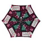 Christmas Santa Claus Automatic Folding Umbrella with Case (Small)