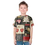 Christmas Reindeer Kids  Cotton T-Shirt