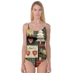 Christmas Reindeer Camisole Leotard 