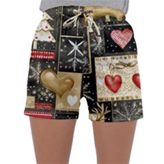 Women s Satin Sleepwear Shorts 