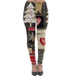 Christmas Reindeer Lightweight Velour Leggings