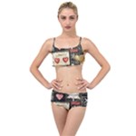 Christmas Reindeer Layered Top Bikini Set