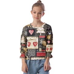 Kids  Cuff Sleeve Top 