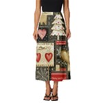 Christmas Reindeer Classic Midi Chiffon Skirt