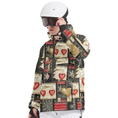 Men s Pullover Zip Ski and Snowboard Waterproof Breathable Jacket 