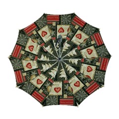 Christmas Reindeer Automatic Folding Umbrella with Case (Large) from ArtsNow.com