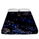 Rocky Lake Reflection  Fitted Sheet (Queen Size)