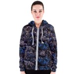 Rocky Lake Reflection  Women s Zipper Hoodie