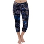 Rocky Lake Reflection  Capri Winter Leggings 