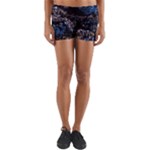 Rocky Lake Reflection  Yoga Shorts