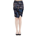 Rocky Lake Reflection  Midi Wrap Pencil Skirt