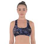 Rocky Lake Reflection  Cross Back Sports Bra