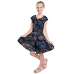 Rocky Lake Reflection  Kids  Short Sleeve Dress