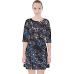 Rocky Lake Reflection  Quarter Sleeve Pocket Dress