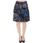 Rocky Lake Reflection  Velvet High Waist Skirt