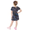 Kids  Short Sleeve Velvet Dress 