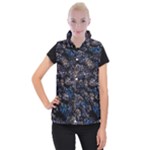 Rocky Lake Reflection  Women s Button Up Vest