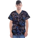 Rocky Lake Reflection  Men s V-Neck Scrub Top