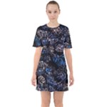 Rocky Lake Reflection  Sixties Short Sleeve Mini Dress