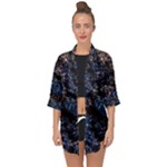 Rocky Lake Reflection  Open Front Chiffon Kimono