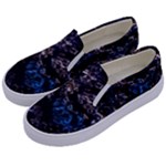 Rocky Lake Reflection  Kids  Canvas Slip Ons