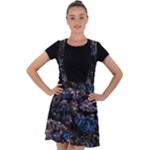 Rocky Lake Reflection  Velvet Suspender Skater Skirt