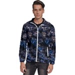 Rocky Lake Reflection  Men s High Neck Windbreaker