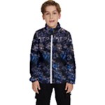 Rocky Lake Reflection  Kids  High Neck Windbreaker