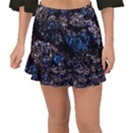 Rocky Lake Reflection  Fishtail Mini Chiffon Skirt