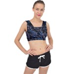 Rocky Lake Reflection  V-Back Sports Bra