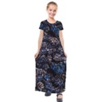 Rocky Lake Reflection  Kids  Short Sleeve Maxi Dress