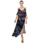 Rocky Lake Reflection  Maxi Chiffon Cover Up Dress