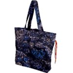 Rocky Lake Reflection  Drawstring Tote Bag