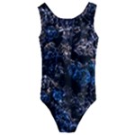 Rocky Lake Reflection  Kids  Cut-Out Back One Piece Swimsuit