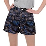 Rocky Lake Reflection  Women s Ripstop Shorts