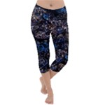 Rocky Lake Reflection  Lightweight Velour Capri Yoga Leggings