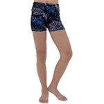 Rocky Lake Reflection  Kids  Lightweight Velour Yoga Shorts