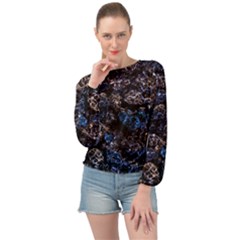 Banded Bottom Chiffon Top 