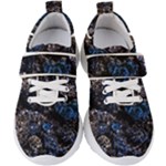 Rocky Lake Reflection  Kids  Velcro Strap Shoes