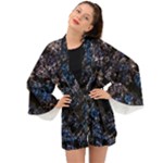 Rocky Lake Reflection  Long Sleeve Kimono