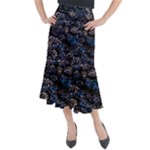 Rocky Lake Reflection  Midi Mermaid Skirt